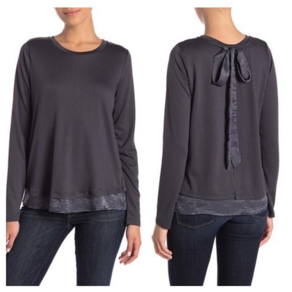 NWT Bobeau Bow Back Detail Knit Top 3X - Picture 2 of 8